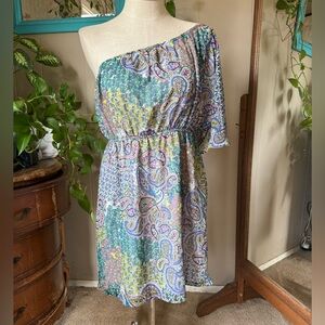 Susie Rose Women Kelly Green/Raspberry Cocktail Dress XL